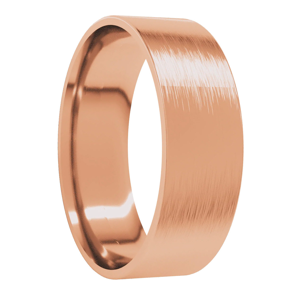10k Gold Satin Brushed Wedding Band
