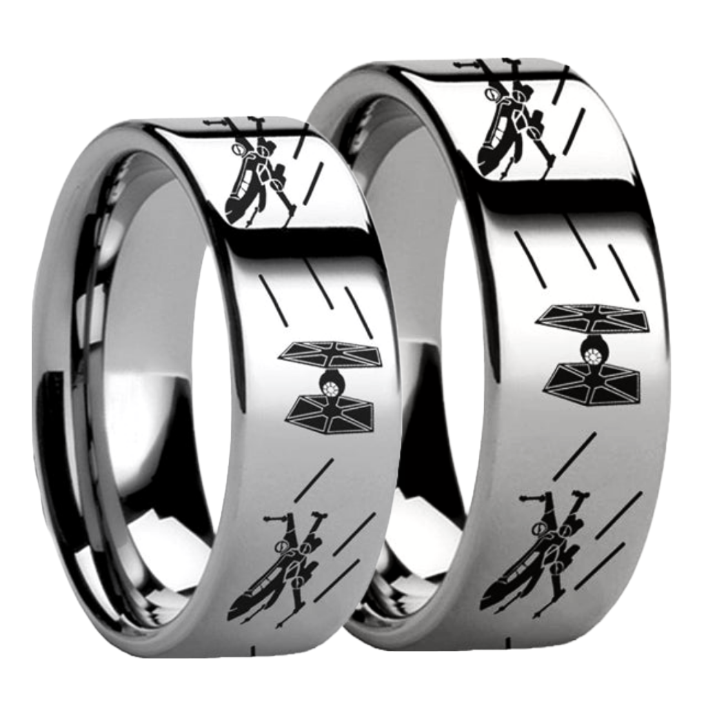 Three Keys Jewelry, Accessories, Copy Three Keys Jewelry Silver Tungsten  Ring 8mm Mens Wedding