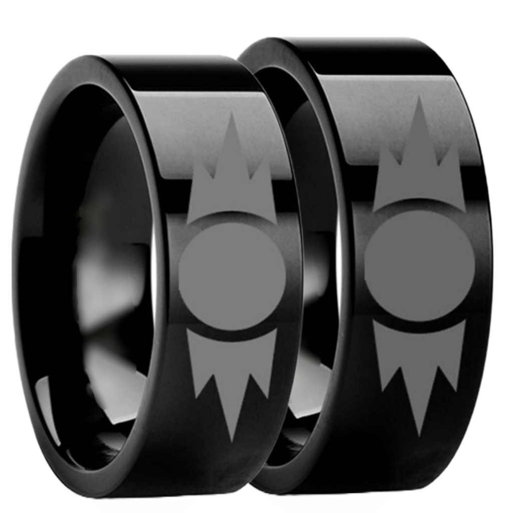 Anillo negro con emblema Sith de Star Wars Joyeros Vansweden