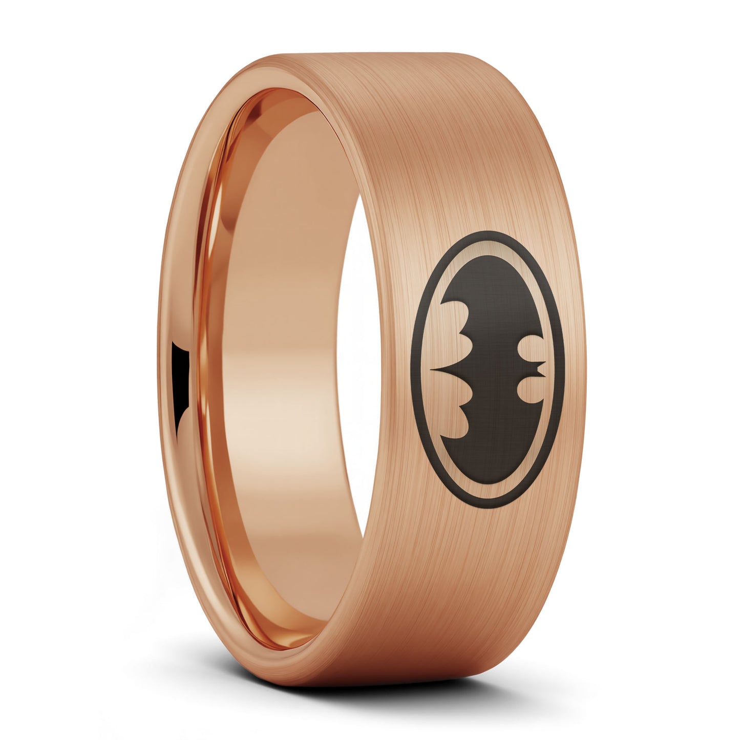 Batman Brushed Tungsten Women's Wedding Band