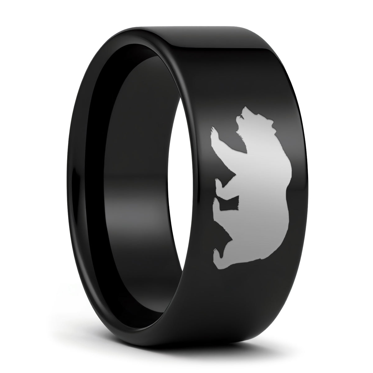 Bear Tungsten Men's Wedding Band