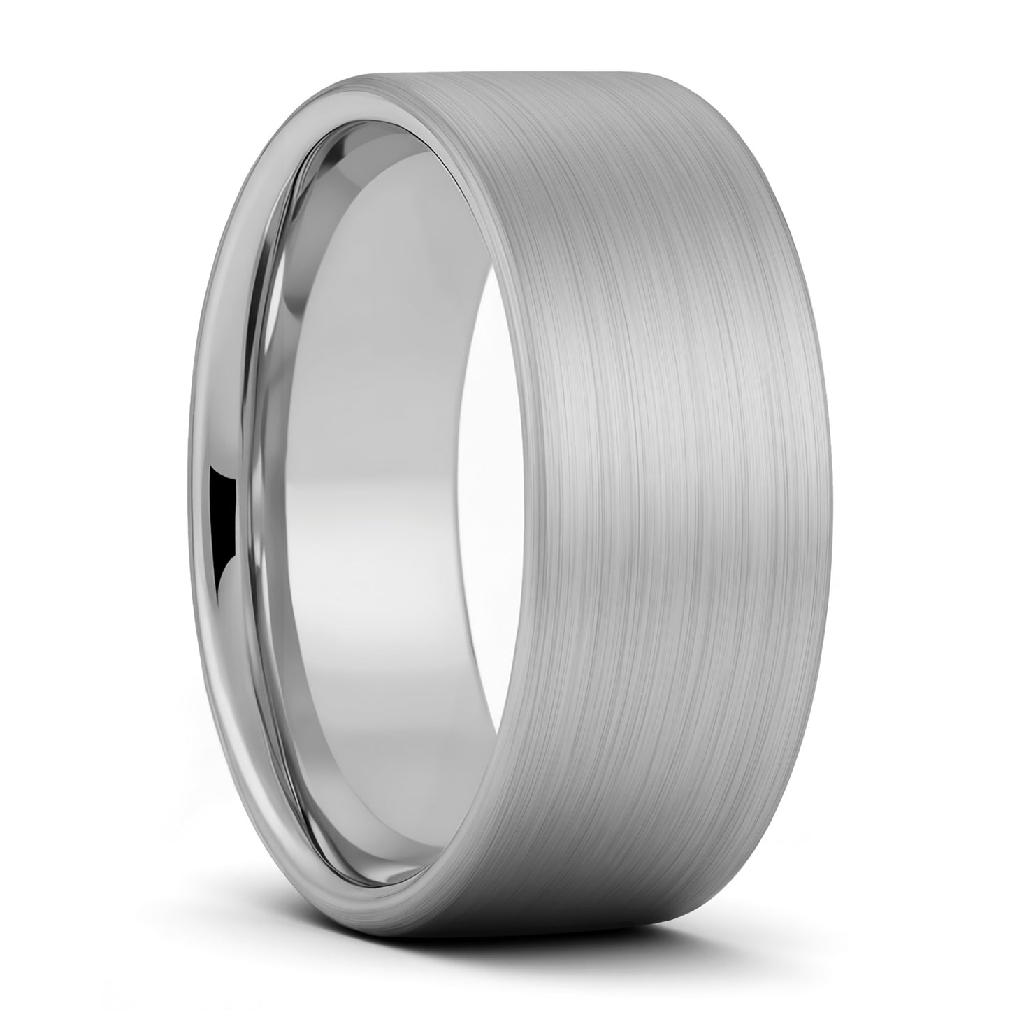 Alliance en tungstène brossé pour homme