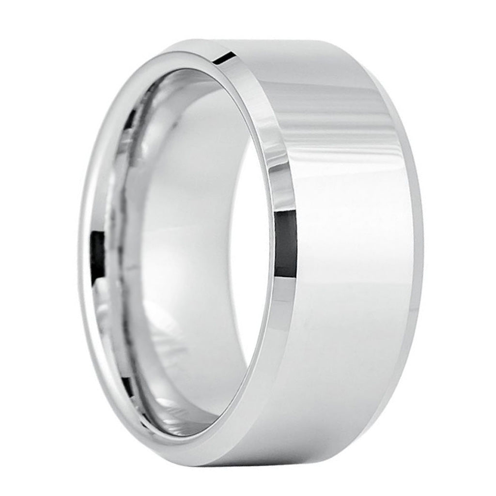 Classic White Tungsten Men's Wedding Band