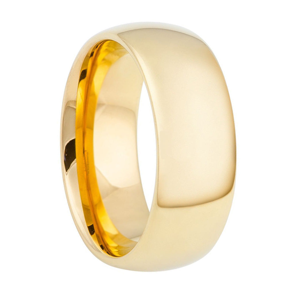 Gold Tungsten Women's Wedding Band