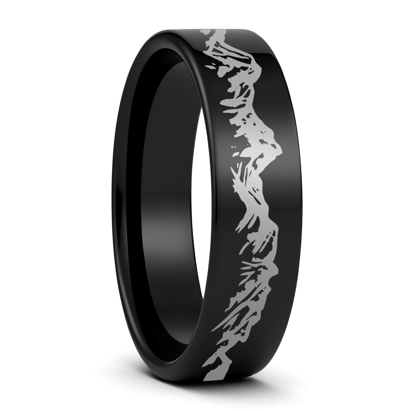 Alliance en tungstène pour hommes Mountain Range