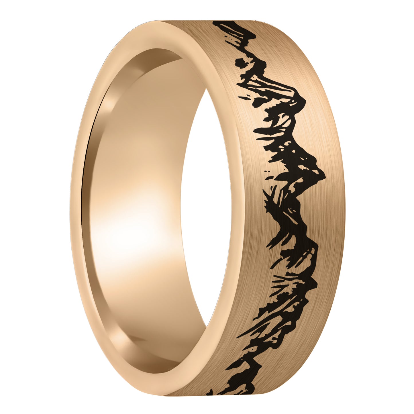 Alliance en tungstène pour hommes Mountain Range