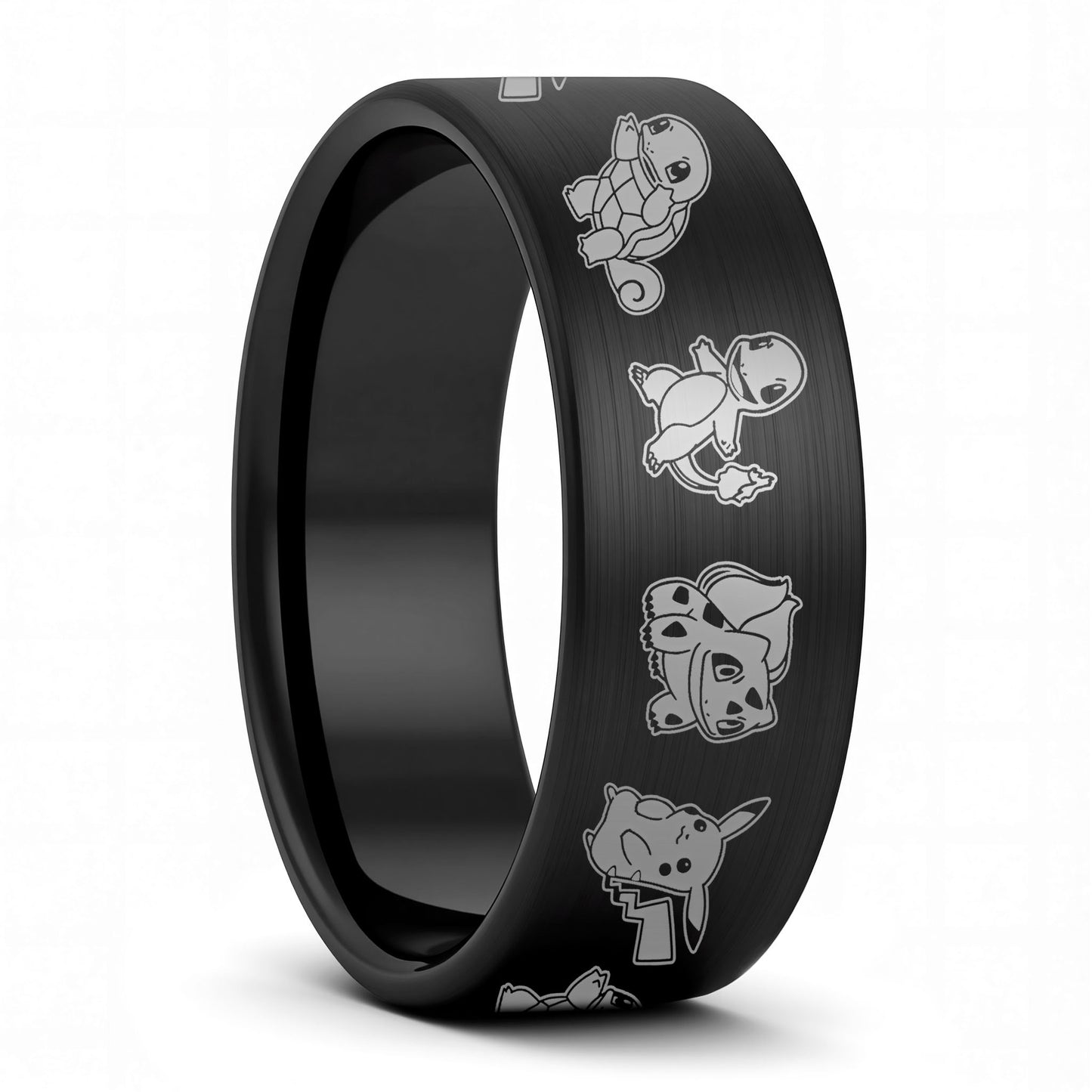 Alianza de boda de tungsteno para hombre de Pokémon