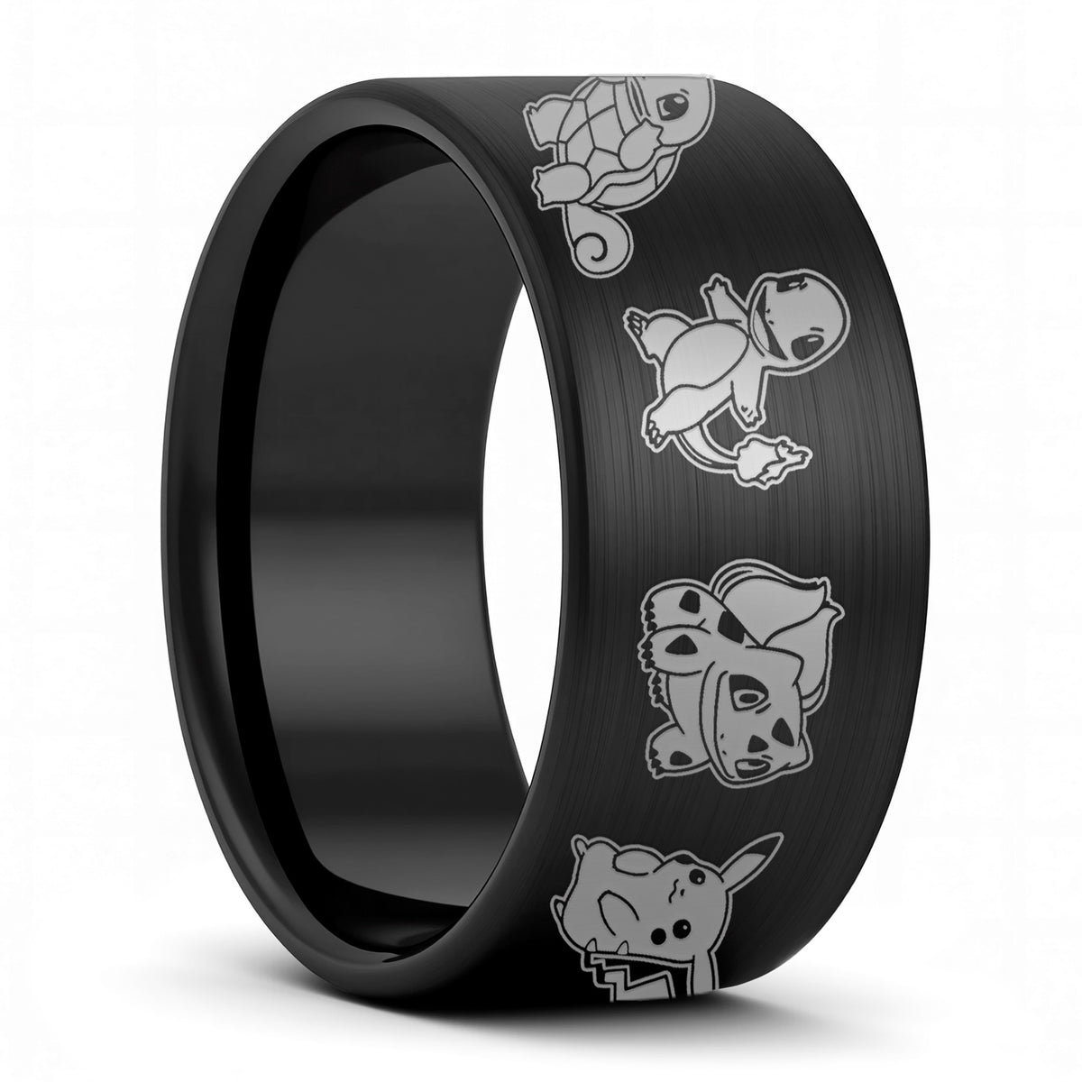 Alliance en tungstène Pokémon pour homme