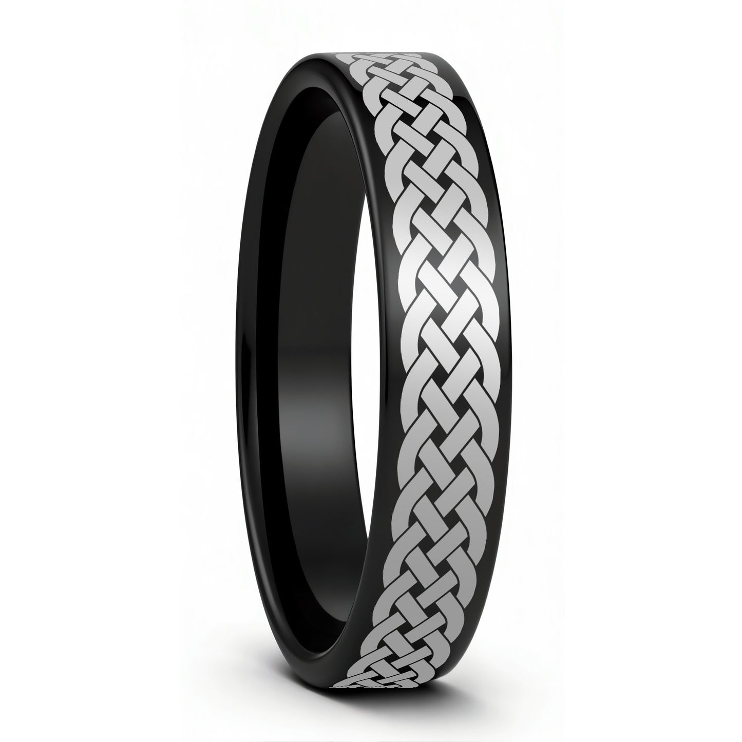 Celtic Sailor's Knot Tungsten Wedding Band