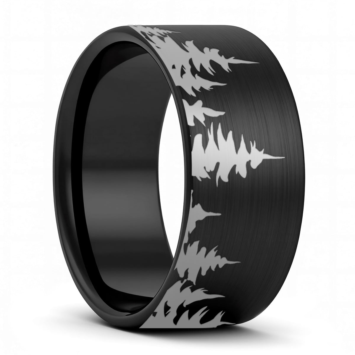 Treeline Tungsten Men's Wedding Band