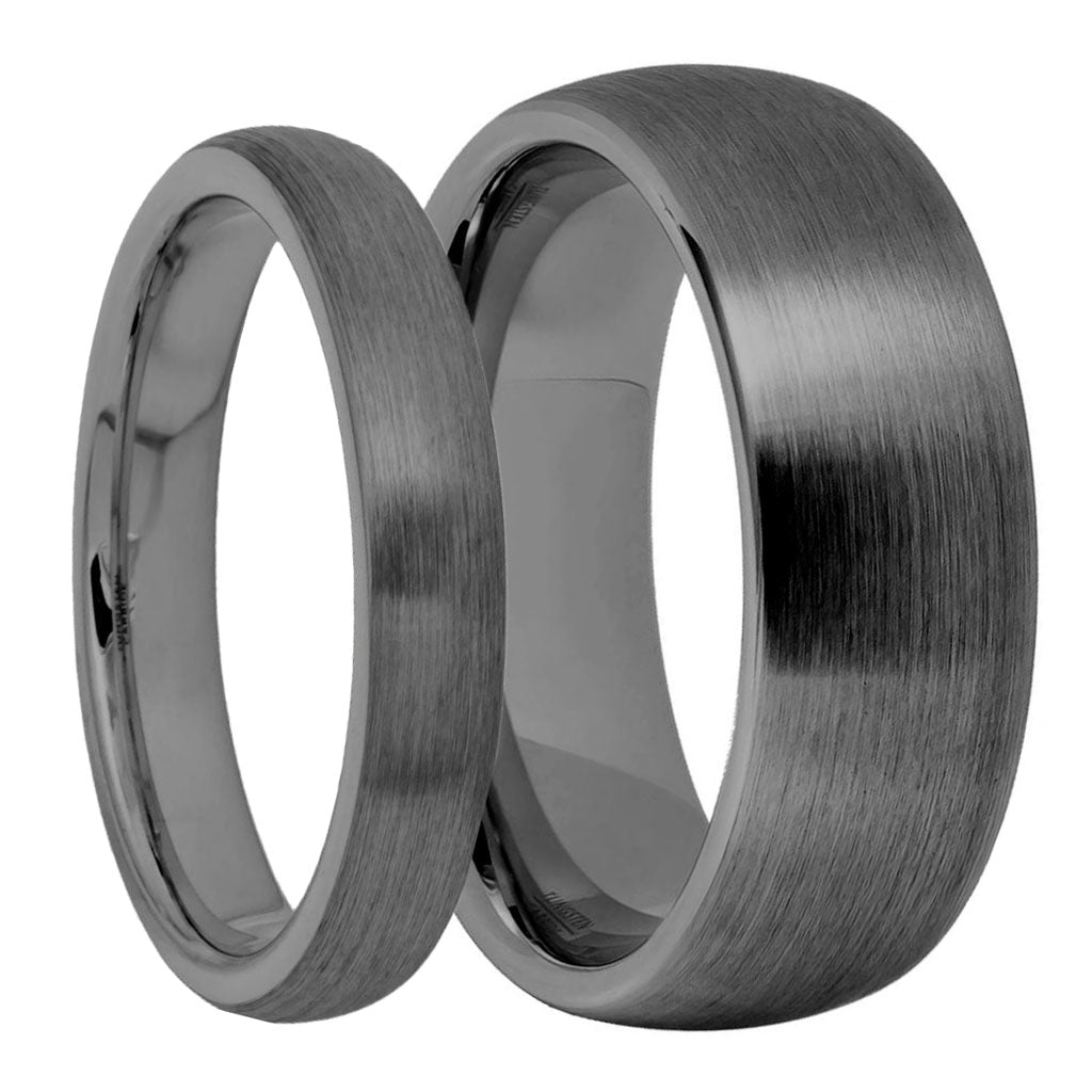 Titanium Gunmetal Gray Wedding Band Gunmetal Ring Mens Wedding