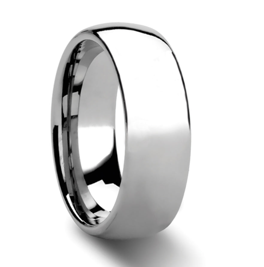 Domed Cobalt Wedding Band