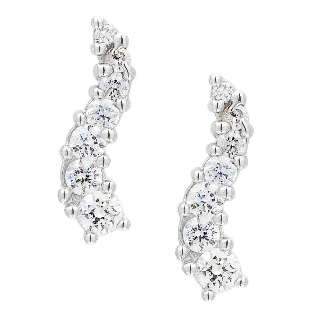 A journey earrings displayed on a neutral white background.