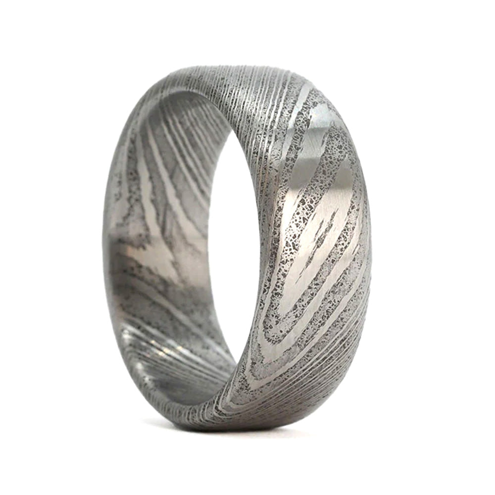 Men's Damascus Steel Wedding Band