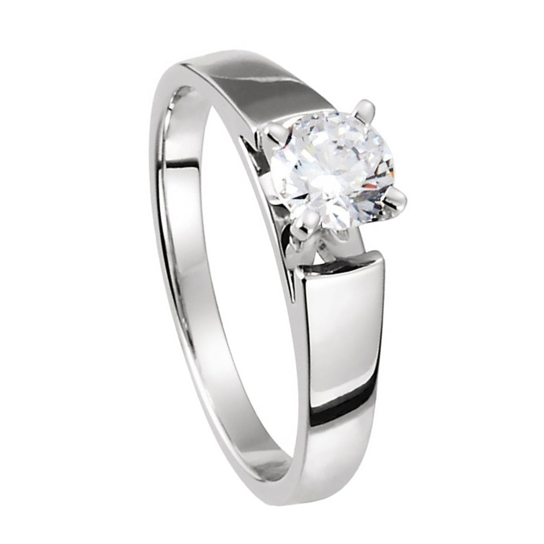 Solitaire Cubic Zirconia Women's Engagement Ring Vansweden Jewelers