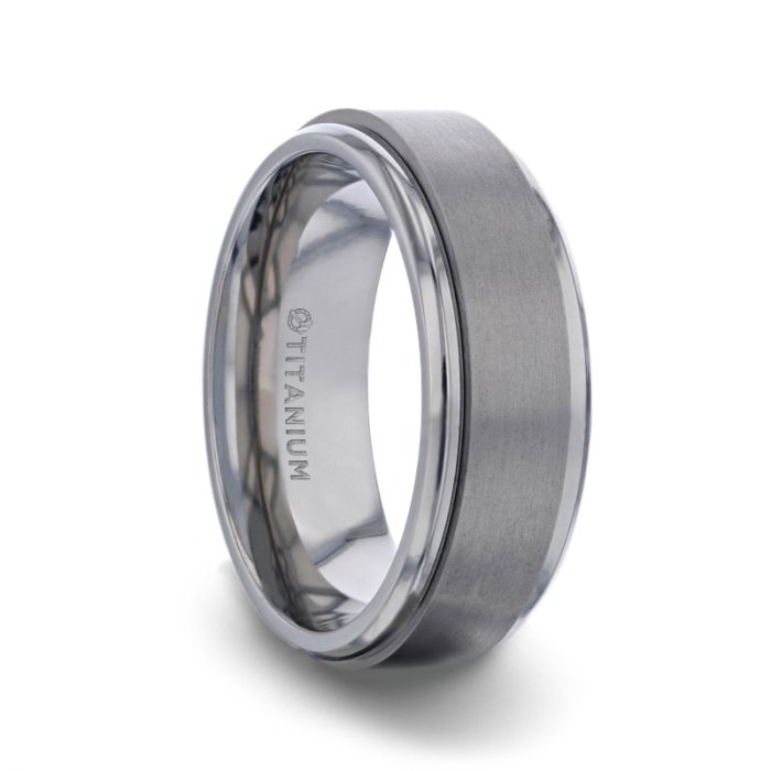 Spinner Titanium Men's Ring Vansweden Jewelers