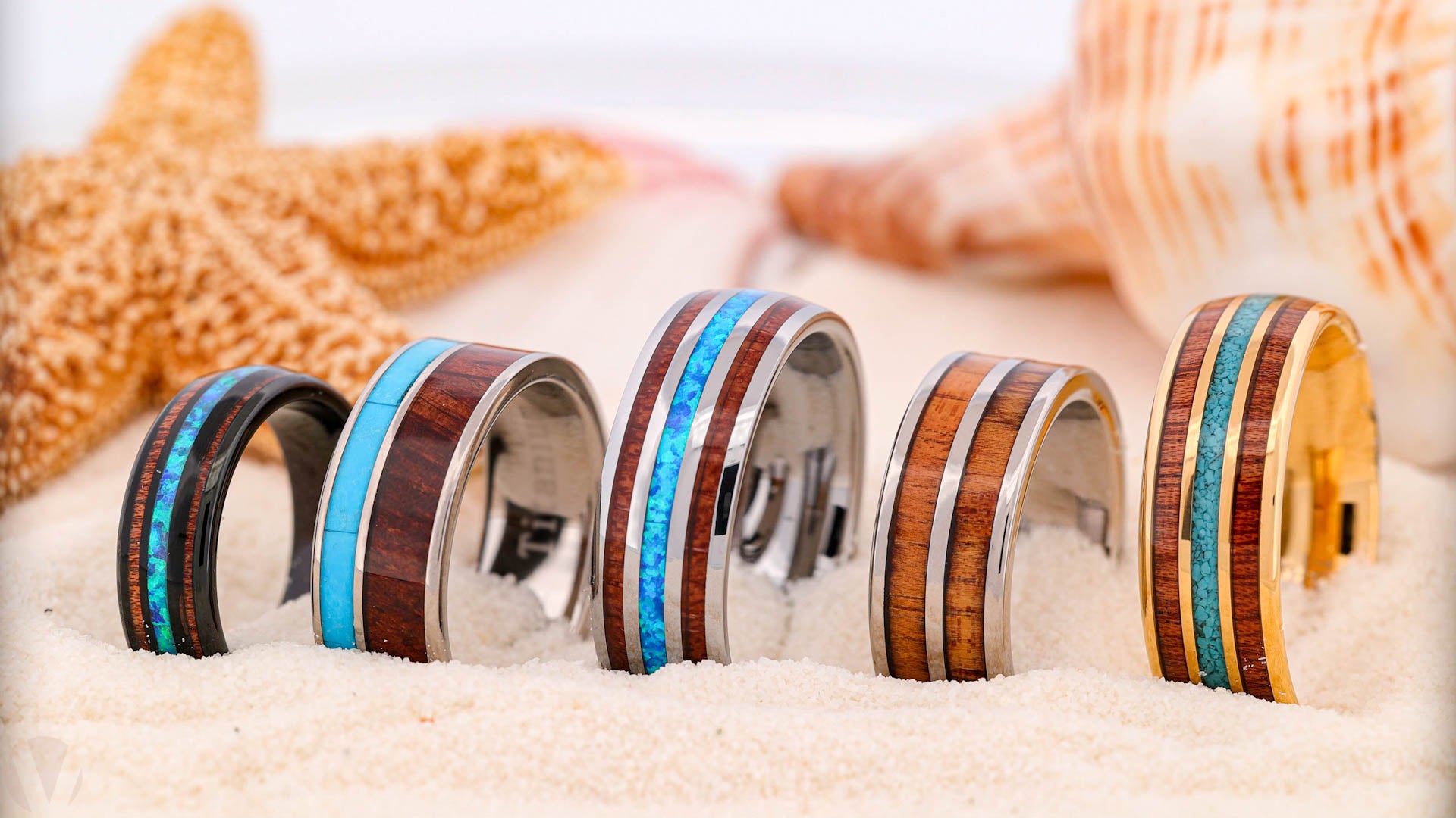 Unique Inlay Matching Wedding Band Sets | Vansweden Jewelers