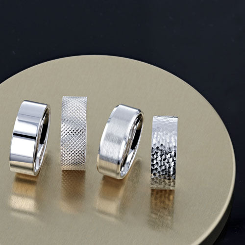 Sterling Silver Men s Wedding Bands Vansweden Jewelers
