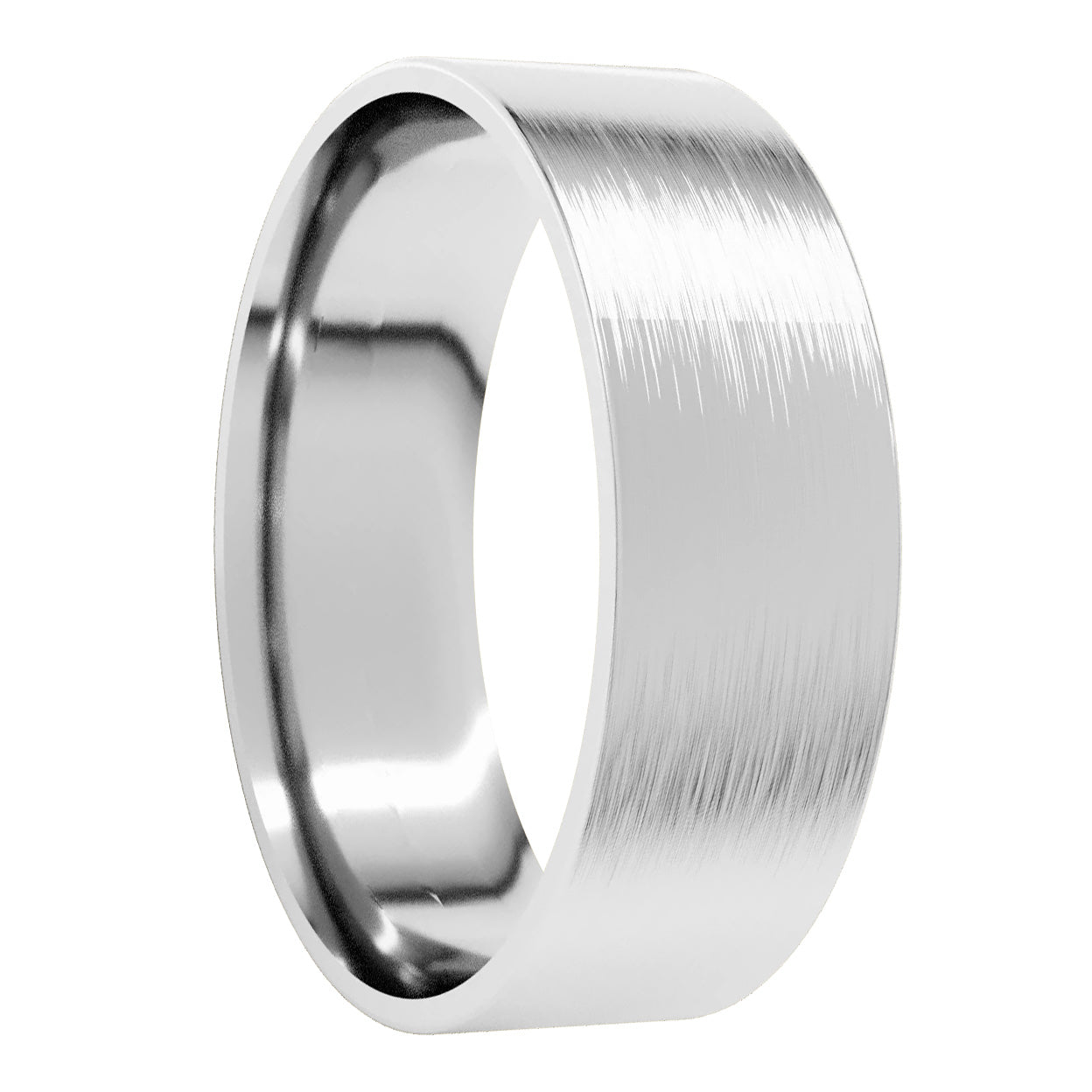 10k Gold Satin Brushed Wedding Band
