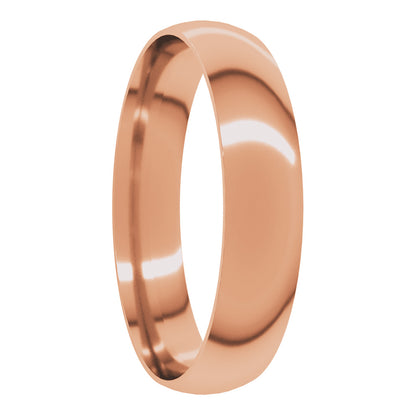 10k Gold Women's Domed Wedding Band
