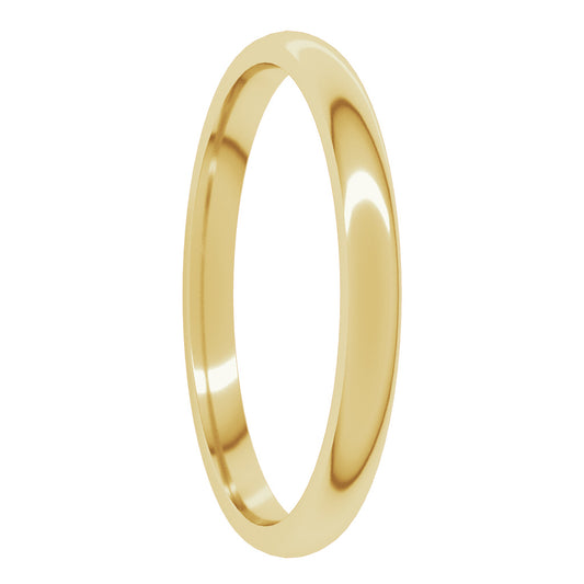 10k Gold Women's Traditional Wedding Band