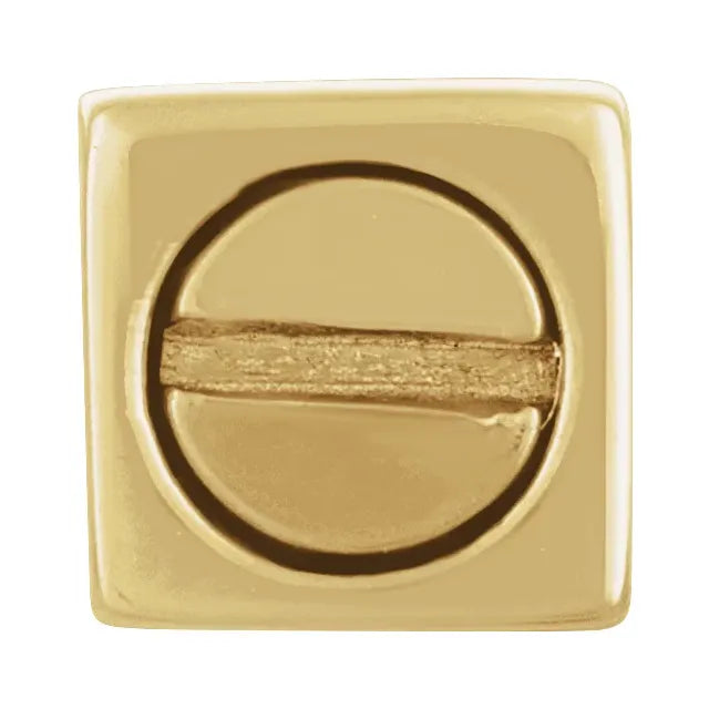 Collier de barre de support de cendres de crémation en or jaune 14 carats