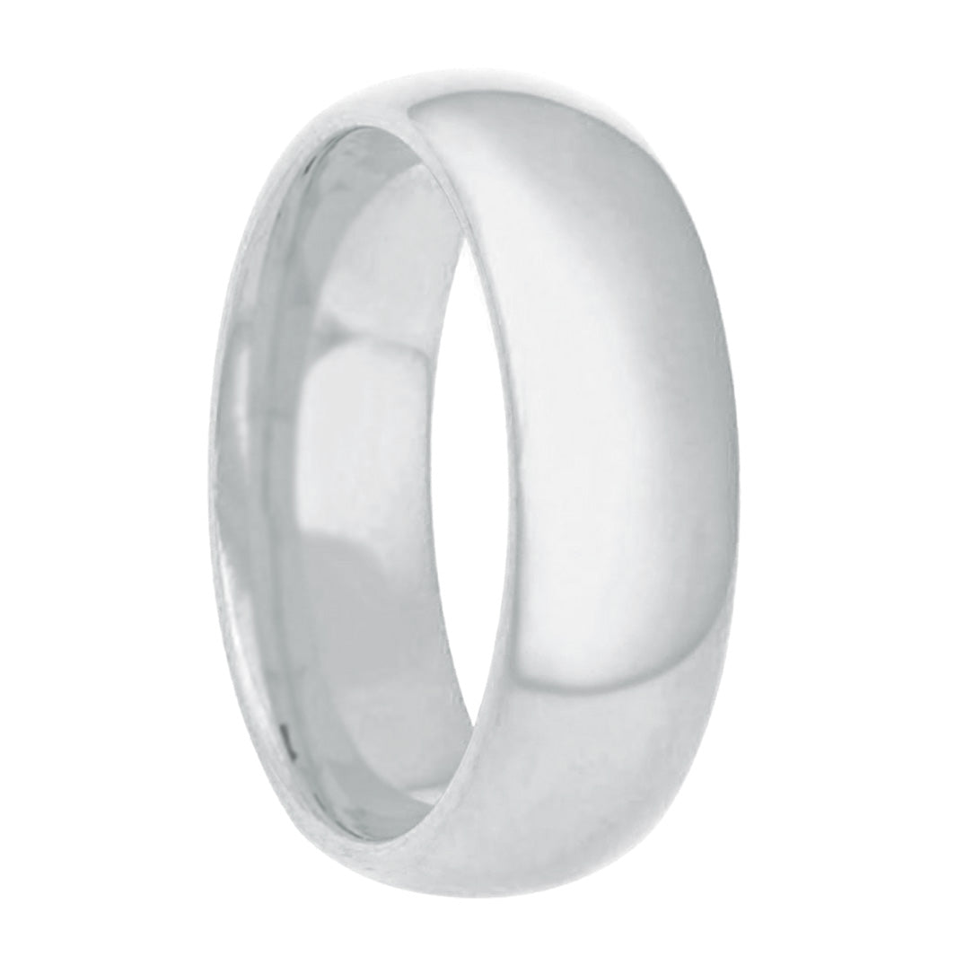14k Gold Domed Men's Wedding Band