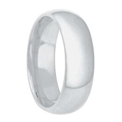 14k Gold Domed Men's Wedding Band