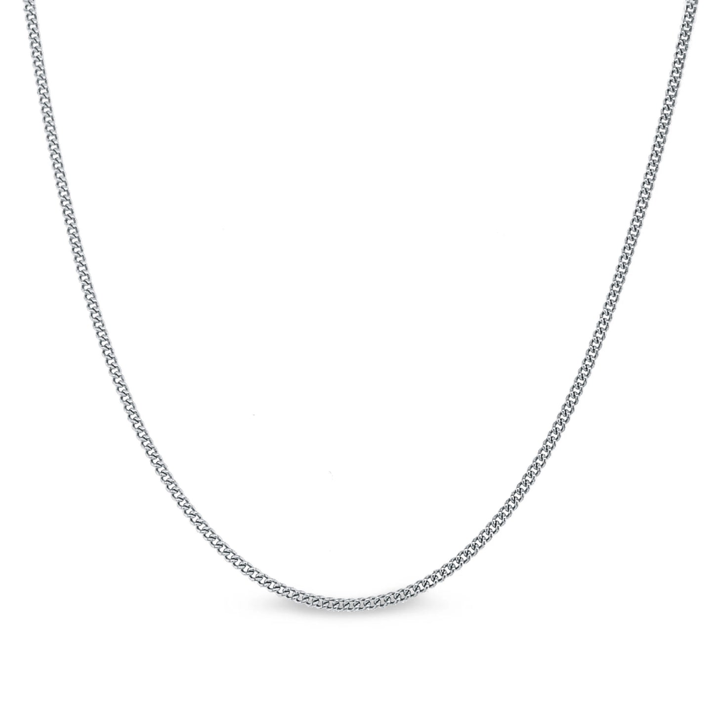 1mm Sterling Silver Curb Chain