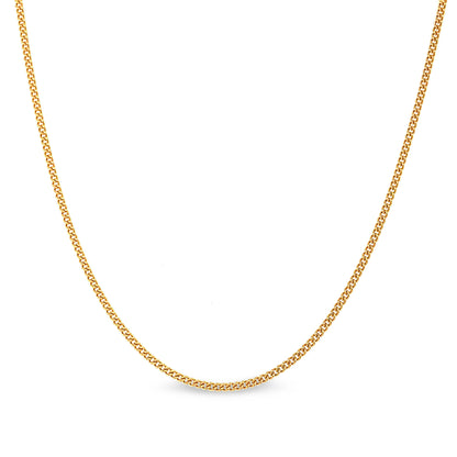 1mm Sterling Silver Curb Chain