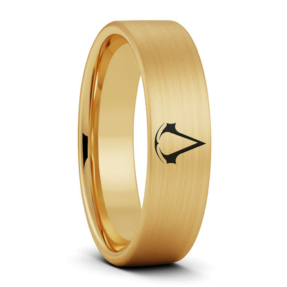 Assassins Creed Tungsten Men's Wedding Band