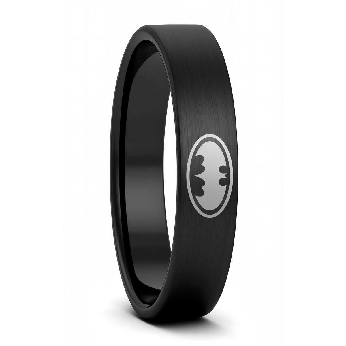 Batman Brushed Tungsten Women's Wedding Band