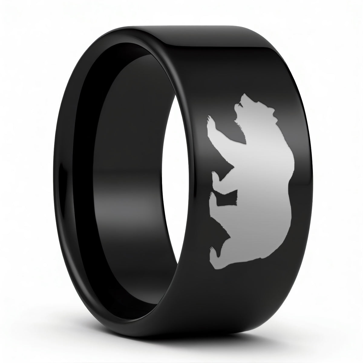 Bear Tungsten Men's Wedding Band