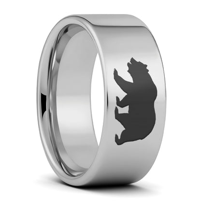 Bear Tungsten Men's Wedding Band