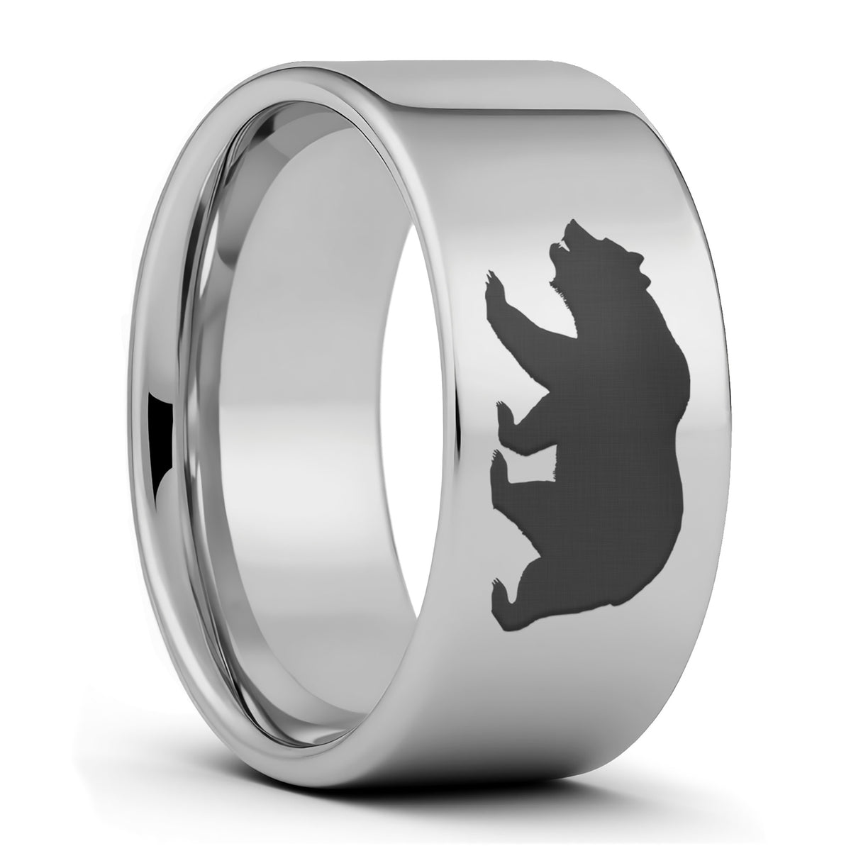 Bear Tungsten Men's Wedding Band