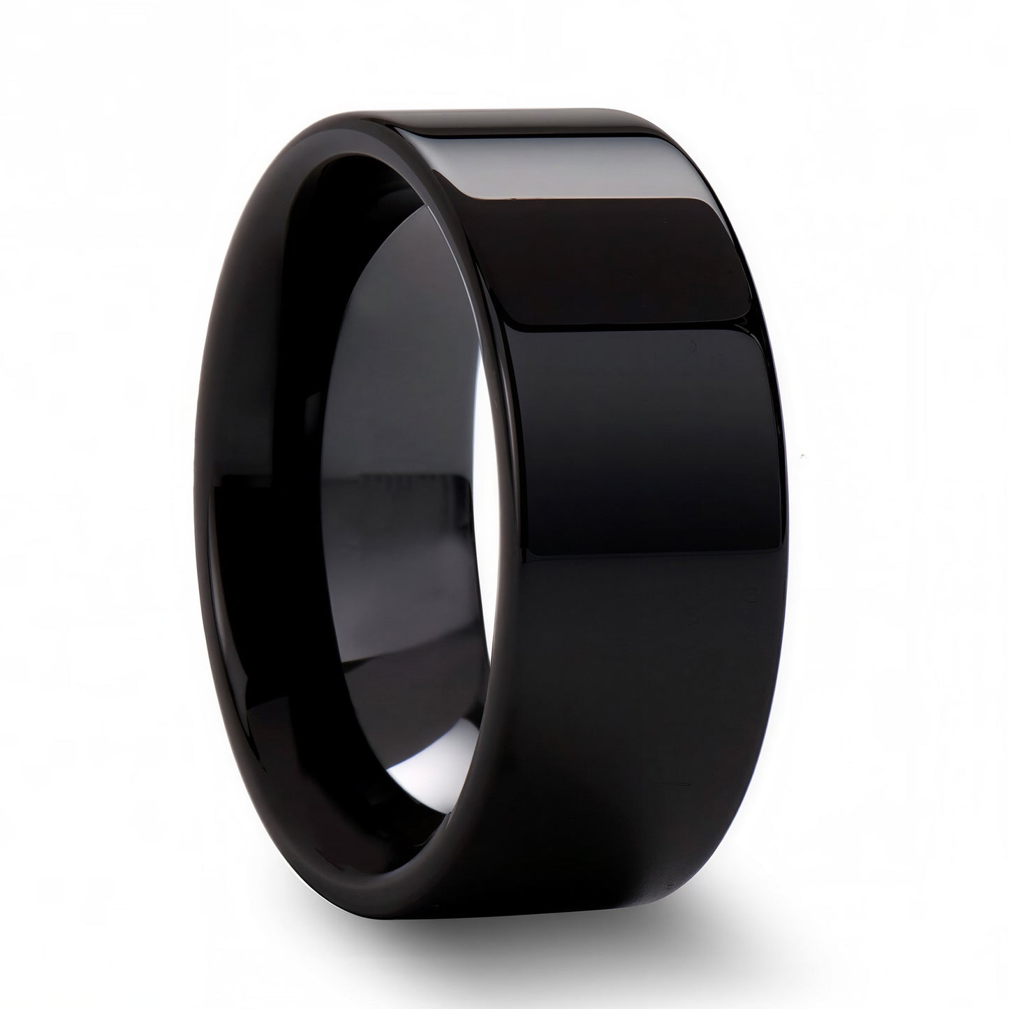 Black Ceramic Wedding Band