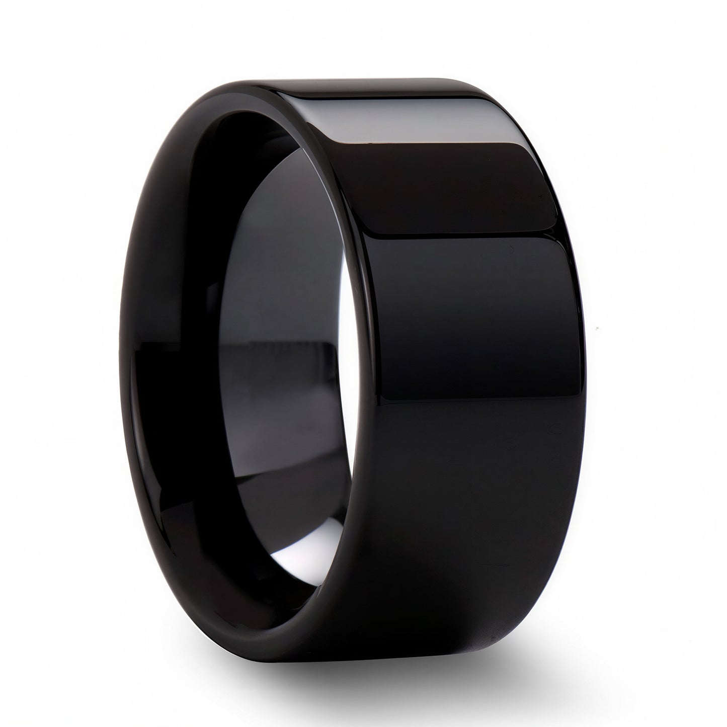 Black Ceramic Wedding Band