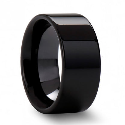 Black Ceramic Wedding Band