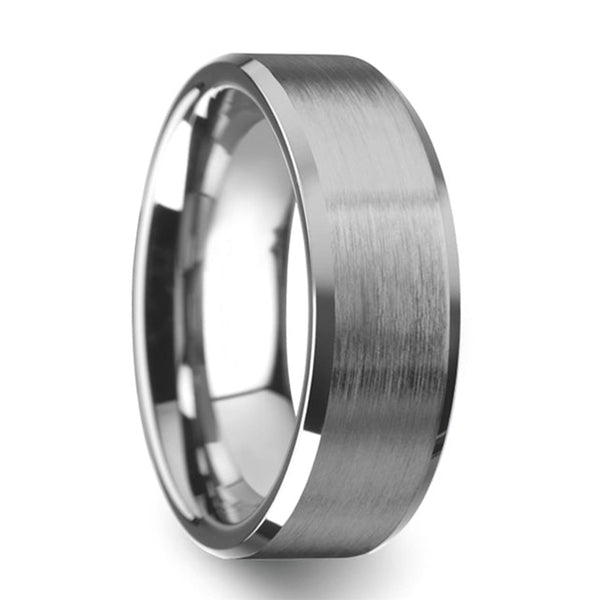 Titanium Brushed and Polished Cuff Links (19 mm X 19 mm　並行輸入