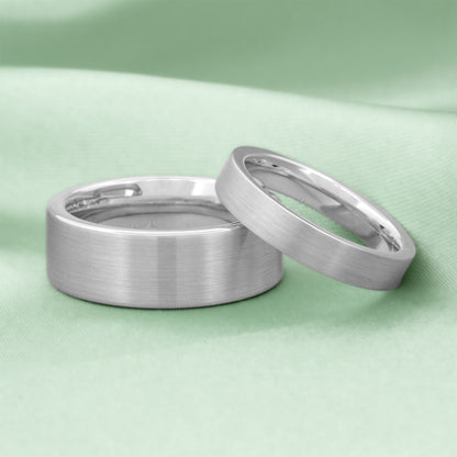 Brushed Tungsten Men's Wedding Band
