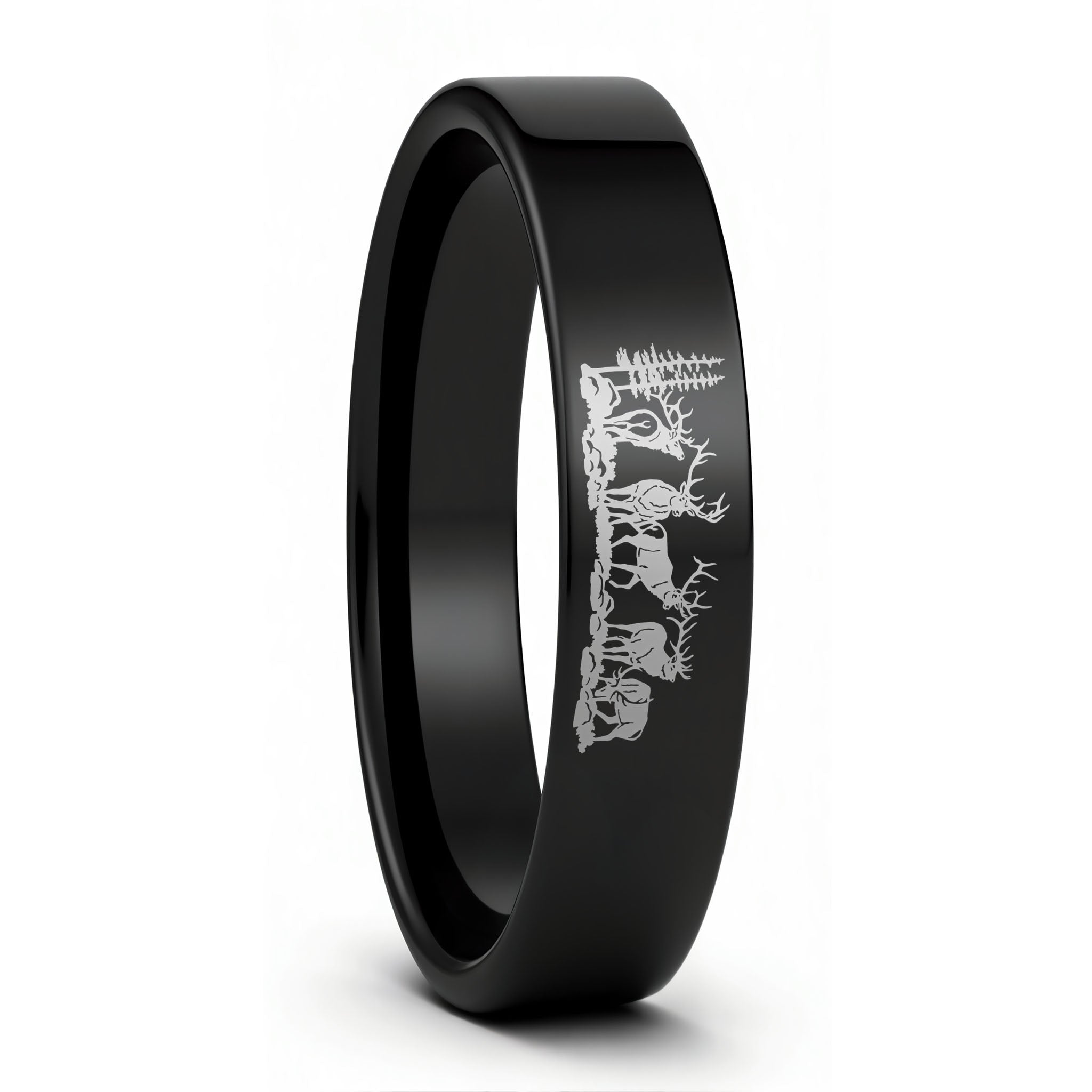 Bull Elk Tungsten Men's Ring | Vansweden Jewelers