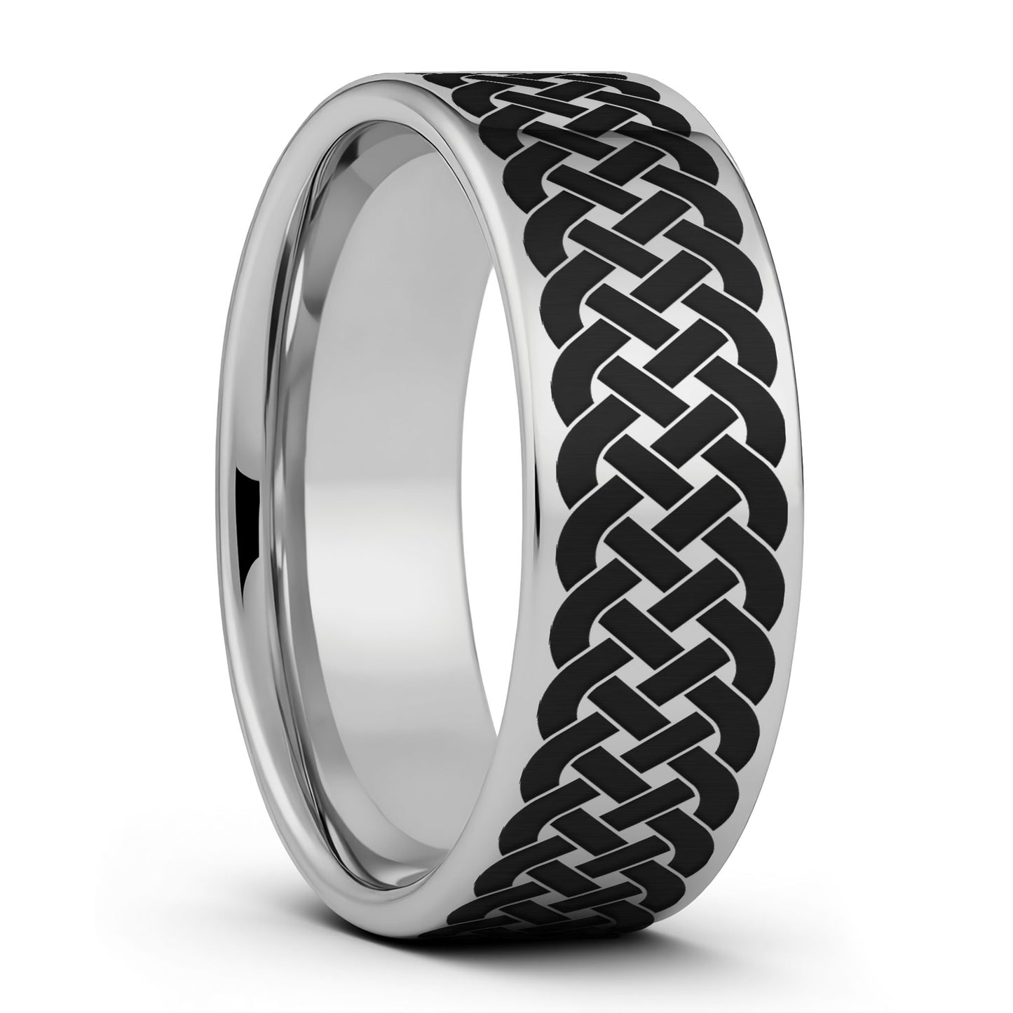 Celtic Sailor's Knot Tungsten Wedding Band