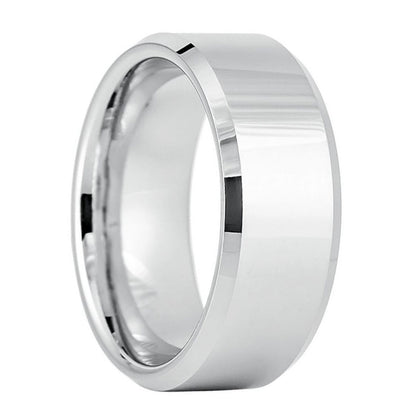 Classic White Tungsten Men's Wedding Band