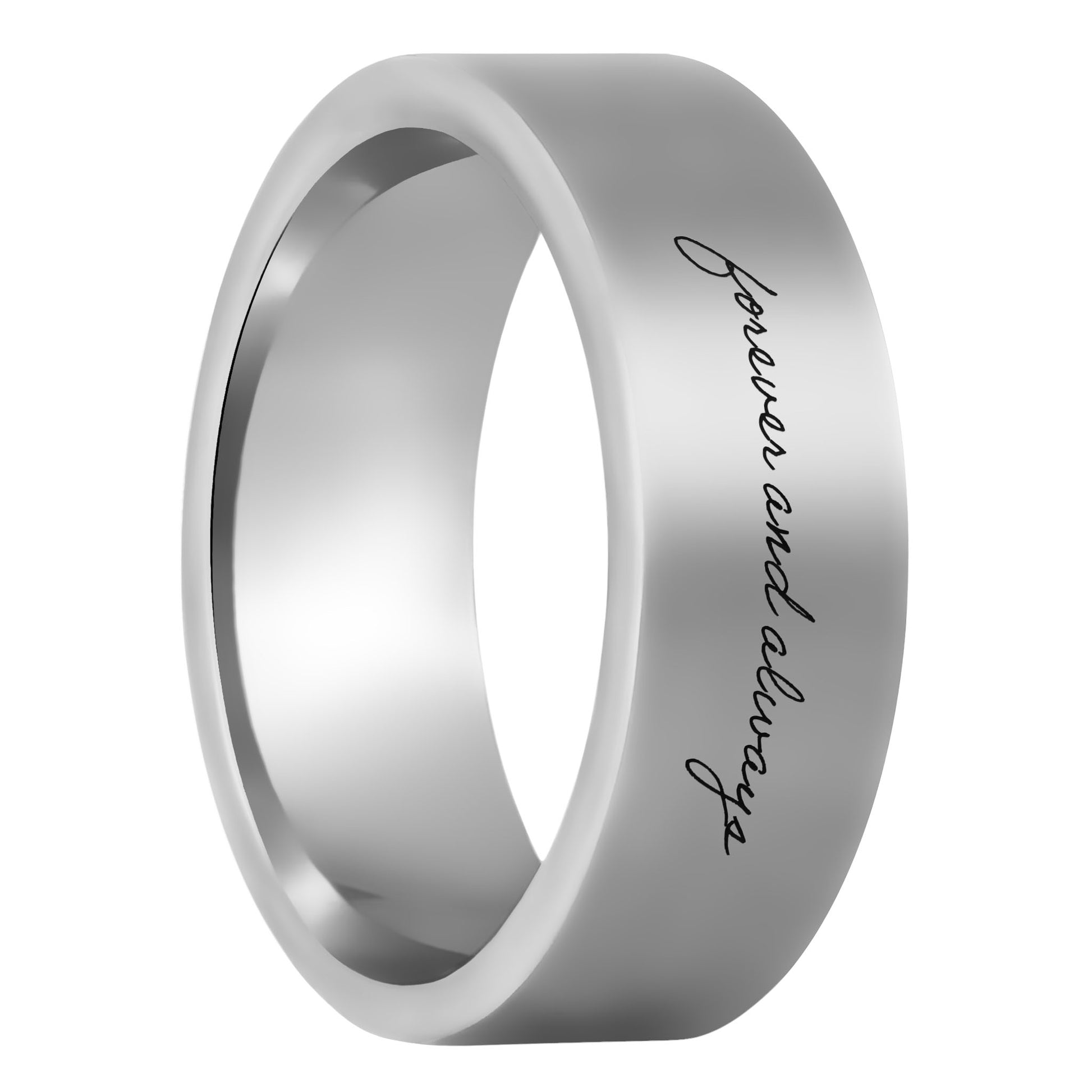 Custom Engraved Mens Rings With Logo Custom Engraved Mens Rings