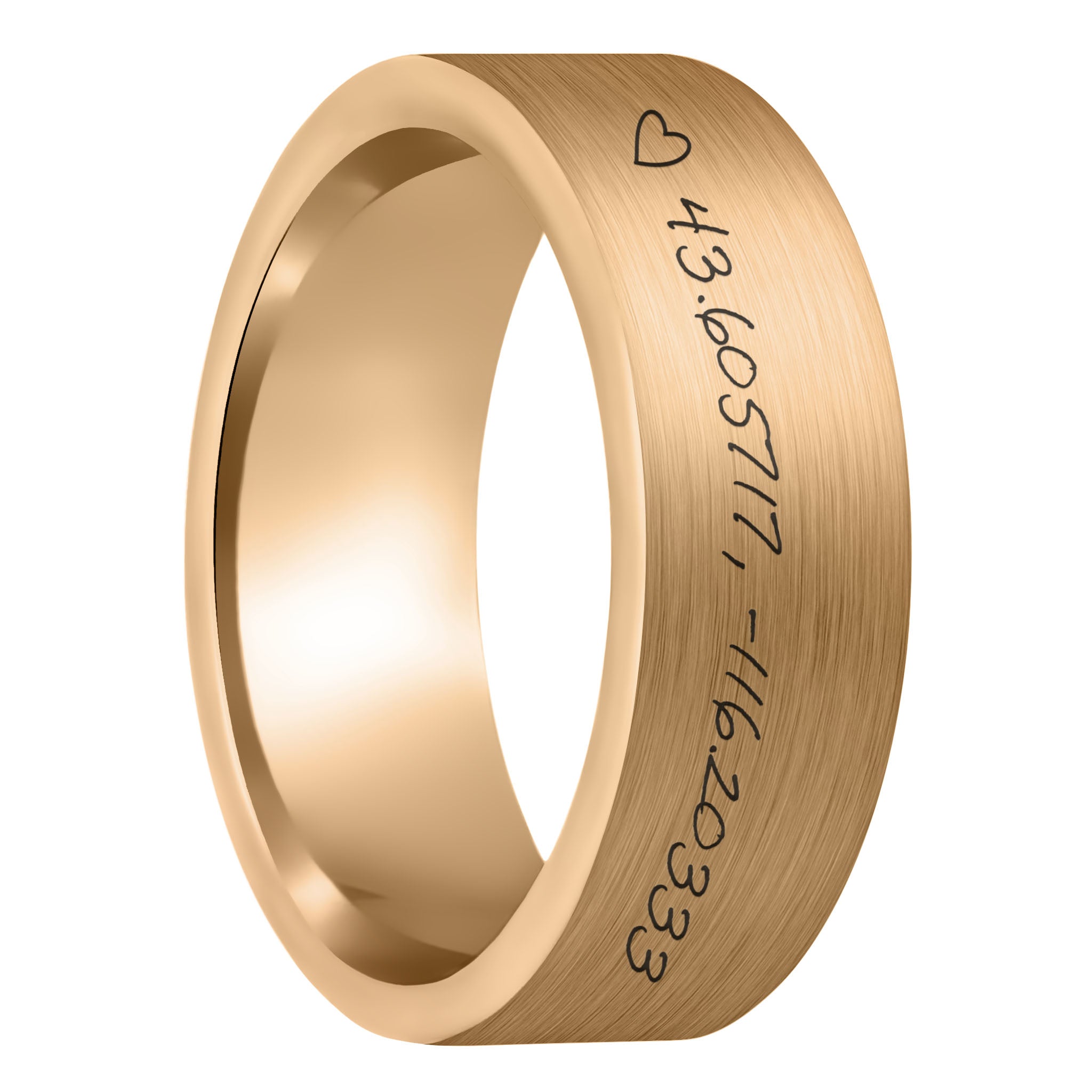 Rose Golden 26 Letter Ring Name Initial Ring Wedding Ring - Temu