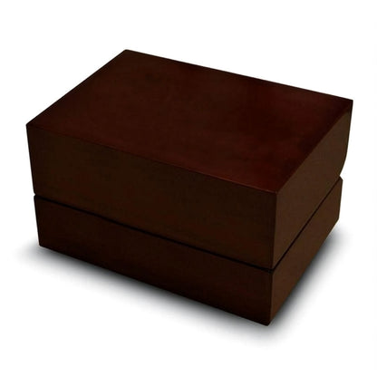 Customized Couple's Wood Wedding Ring Box