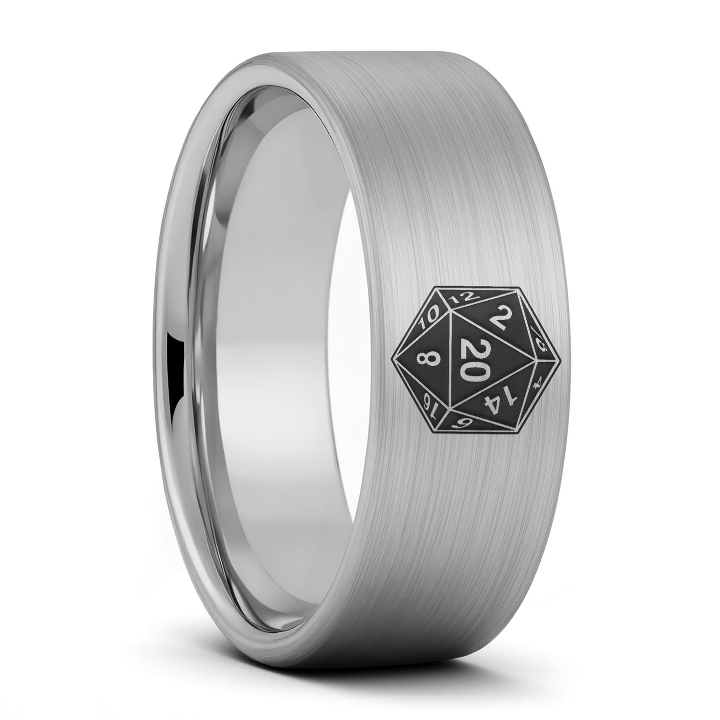 Alliance pour hommes en tungstène D20