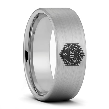 Alliance pour hommes en tungstène D20