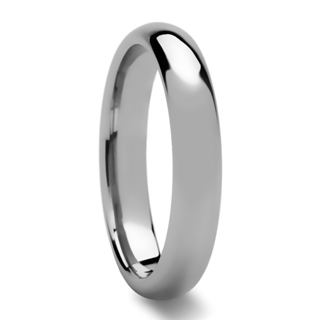 Domed Tungsten Women's Wedding Band
