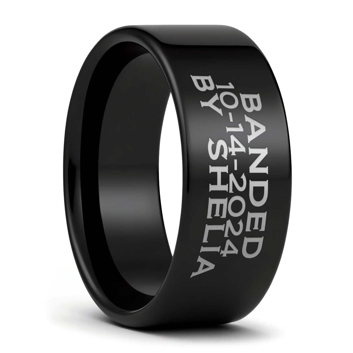Duck Band Custom Engraved Tungsten Men's Ring